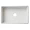 Alfi Brand White 30" Contemporary Smooth Apron Fireclay Farmhouse Kitchen Sink AB510-W - alternate 10